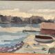 Original Swedish Oil On Canvas – “Seascape” By Gustaf Olsson – Signed – Vintage & Framed – 50 × 30 Cm (19.7" × 11.8")
