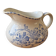 Art deco, broc pitcher iron earth bouquets creil montereau