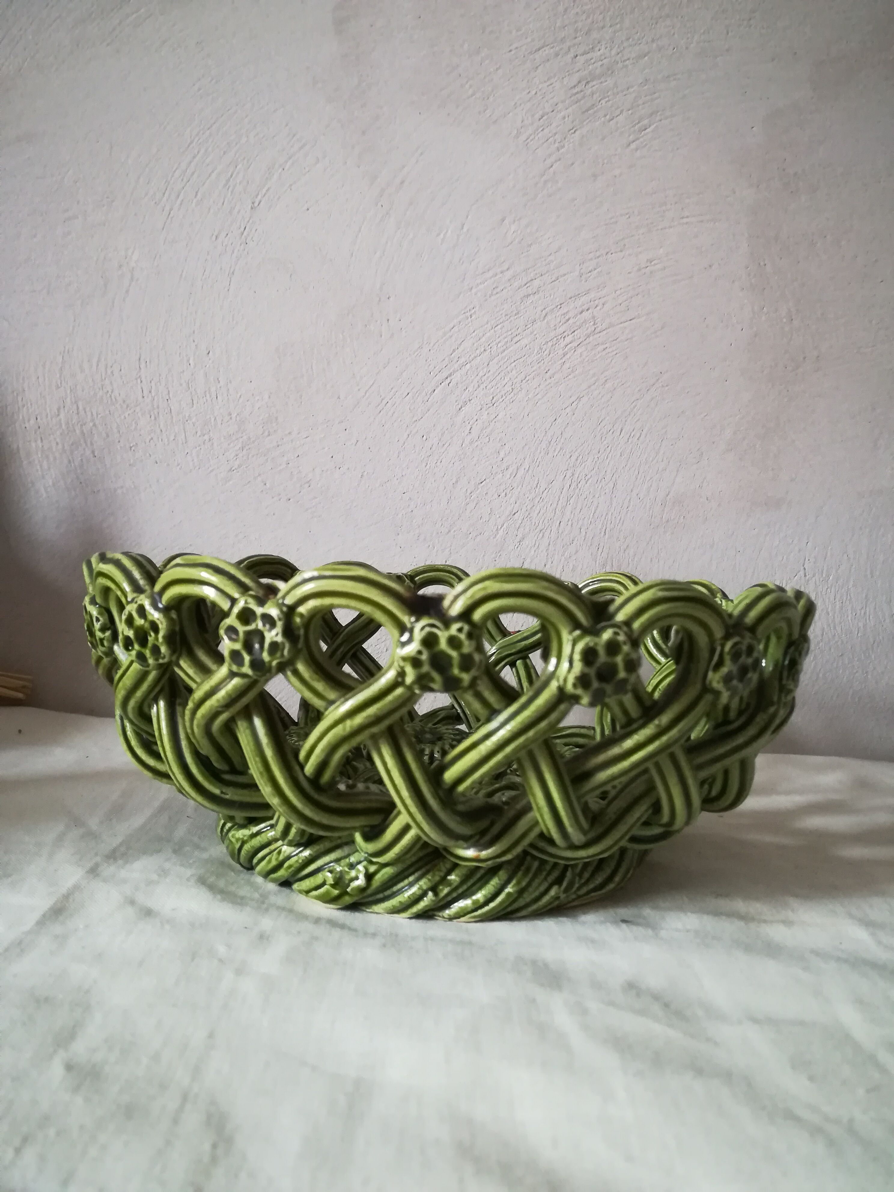 Braided ceramic cut