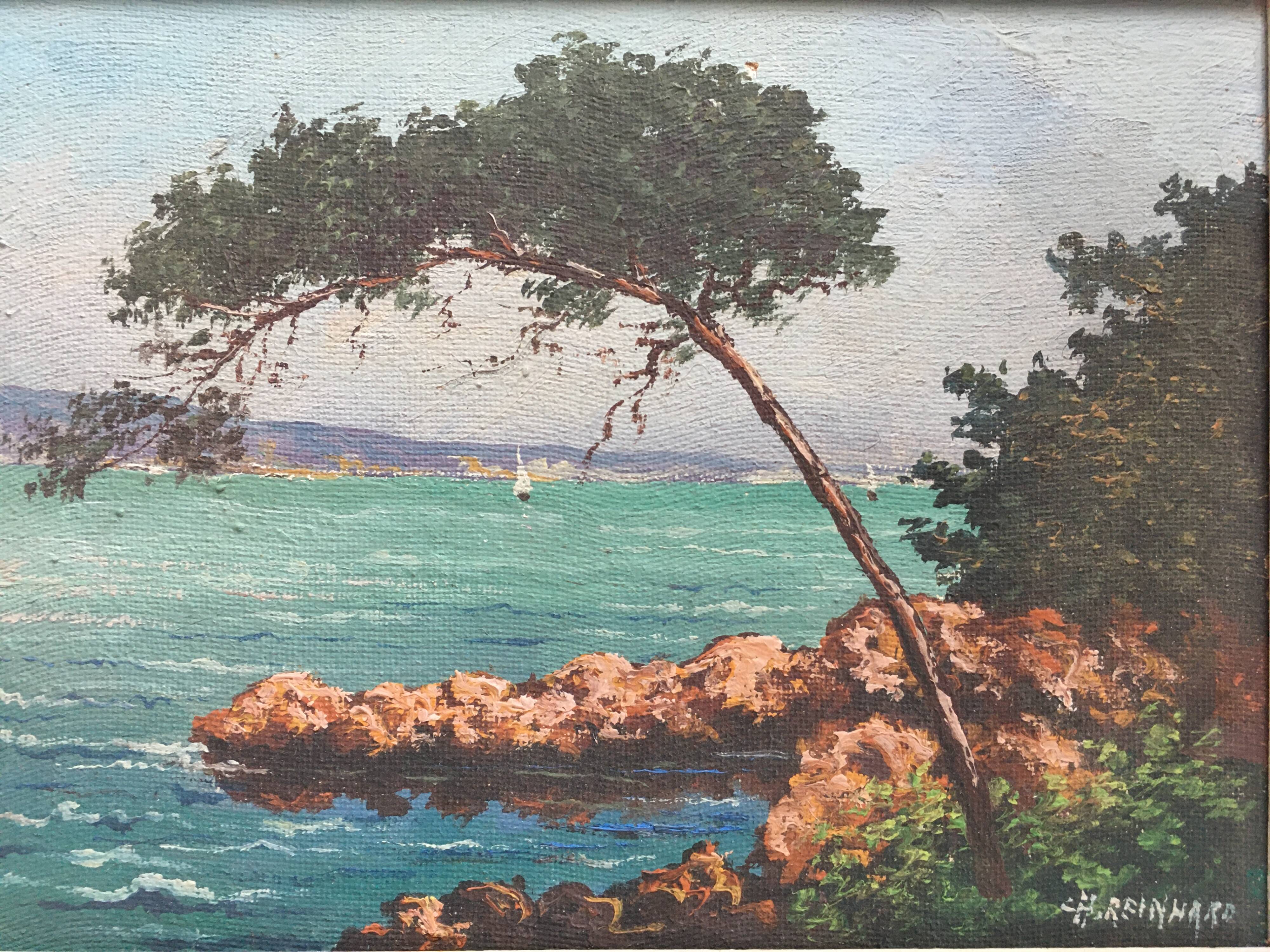 Painting / canvas / painting Ch. Reinhard - Good condition