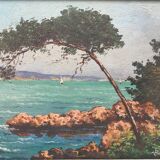 Painting / canvas / painting Ch. Reinhard - Good condition