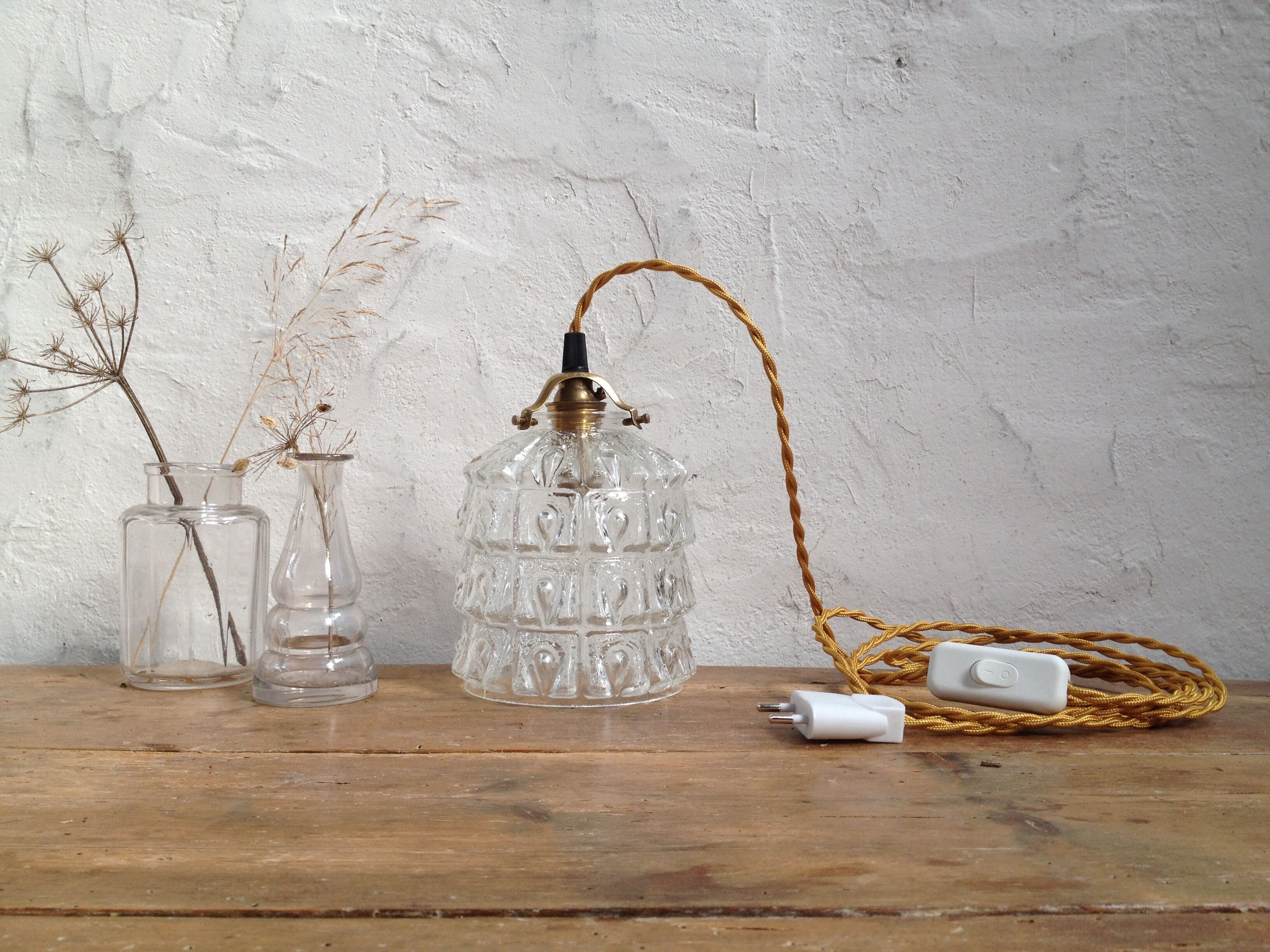 Vintage glass walker