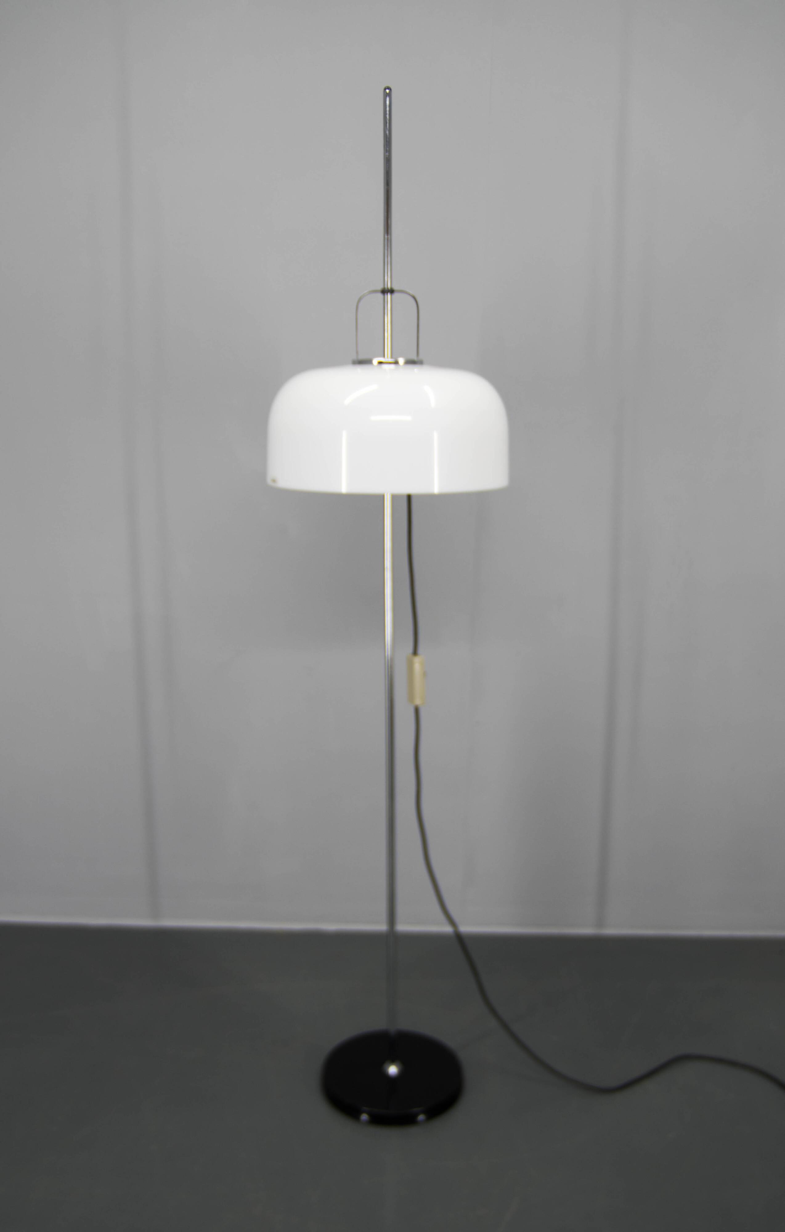 Mid-Century Adjustable Floor Lamp Designed by Guzzini for Meblo, 1970s