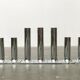 Lustre ou Appliques Murales Chromées Allemandes Modèle A248 Espace Années 1960 par Rolf Krüger pour Staff, Lot de 7