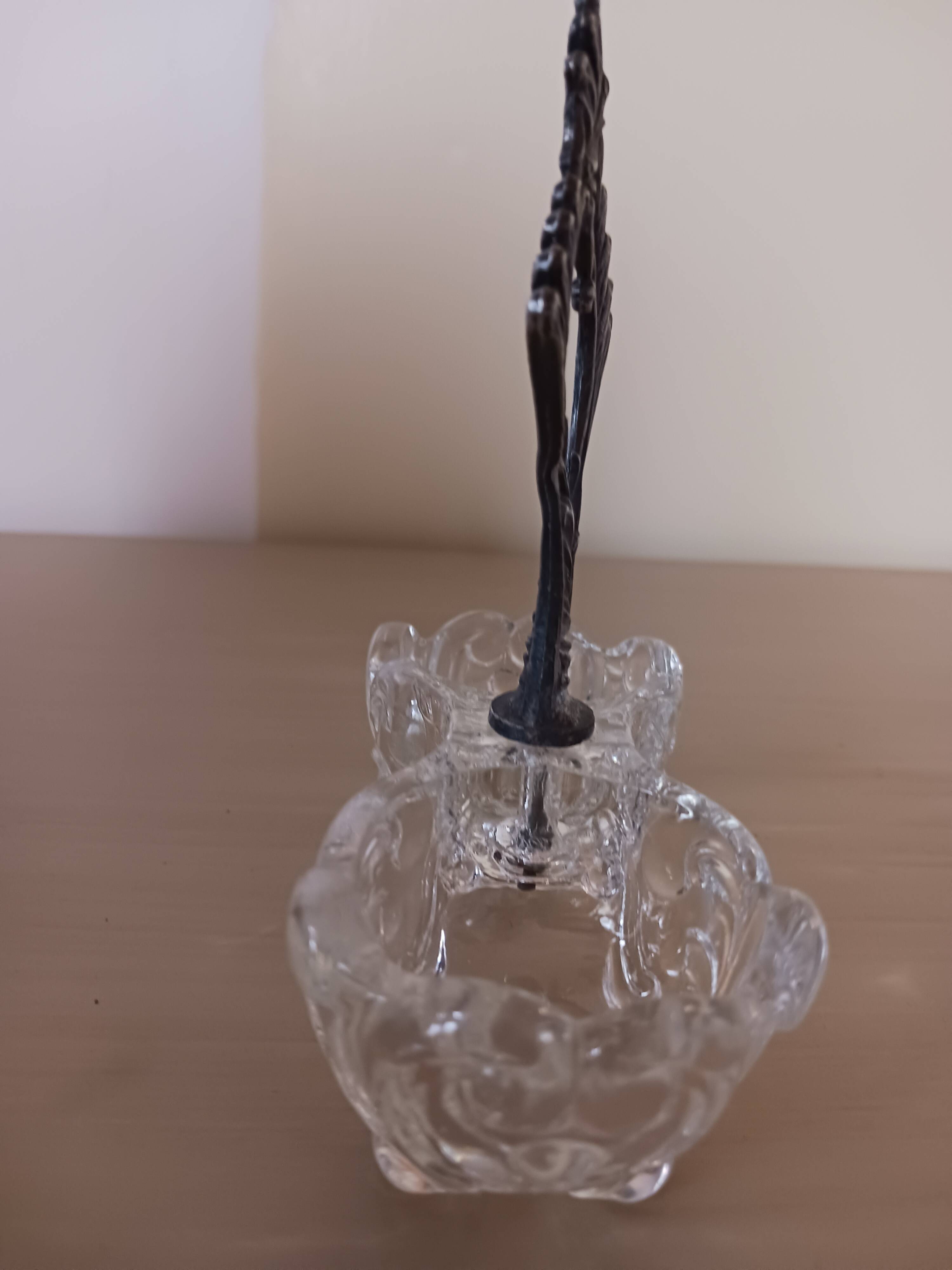 Sèvres crystal salt cellar.