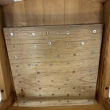 Vintage set of four pinewood chairs Rainer Daumiller minimalist design