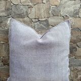 Cactus silk cushion cover: Handwoven Moroccan cushion 48x48cm