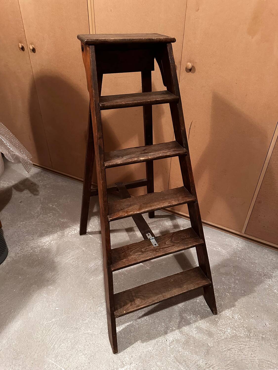 Wooden stepladder