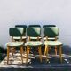 6 vintage bistro chairs 50/60