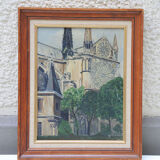 Tableau huile sur toile signé & daté
