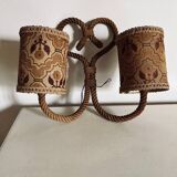 Large rope wall lamp