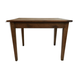 Massive wooden farm table