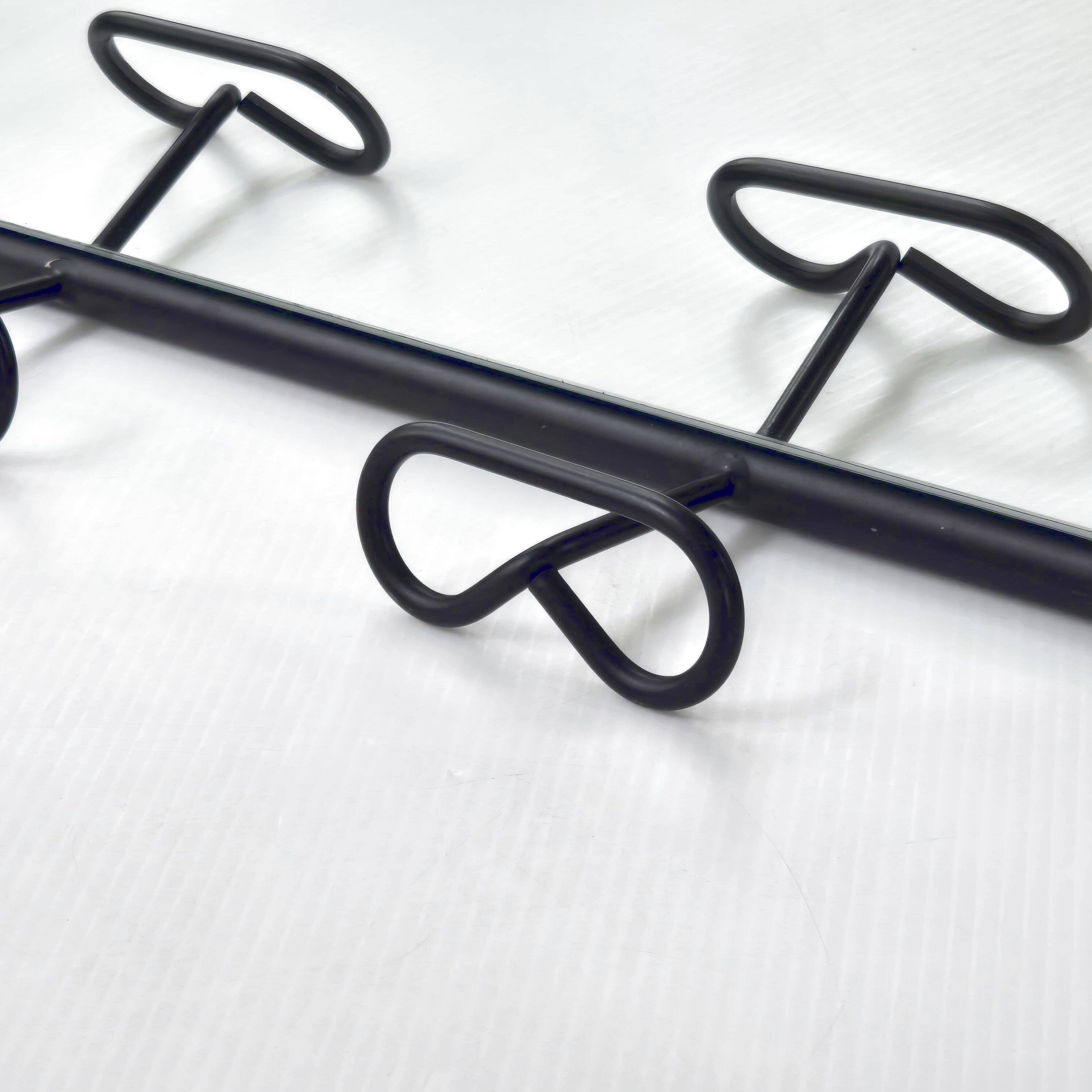 Vintage 1950s coat rack & mirror