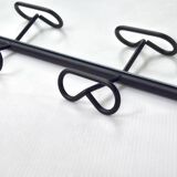 Vintage 1950s coat rack & mirror