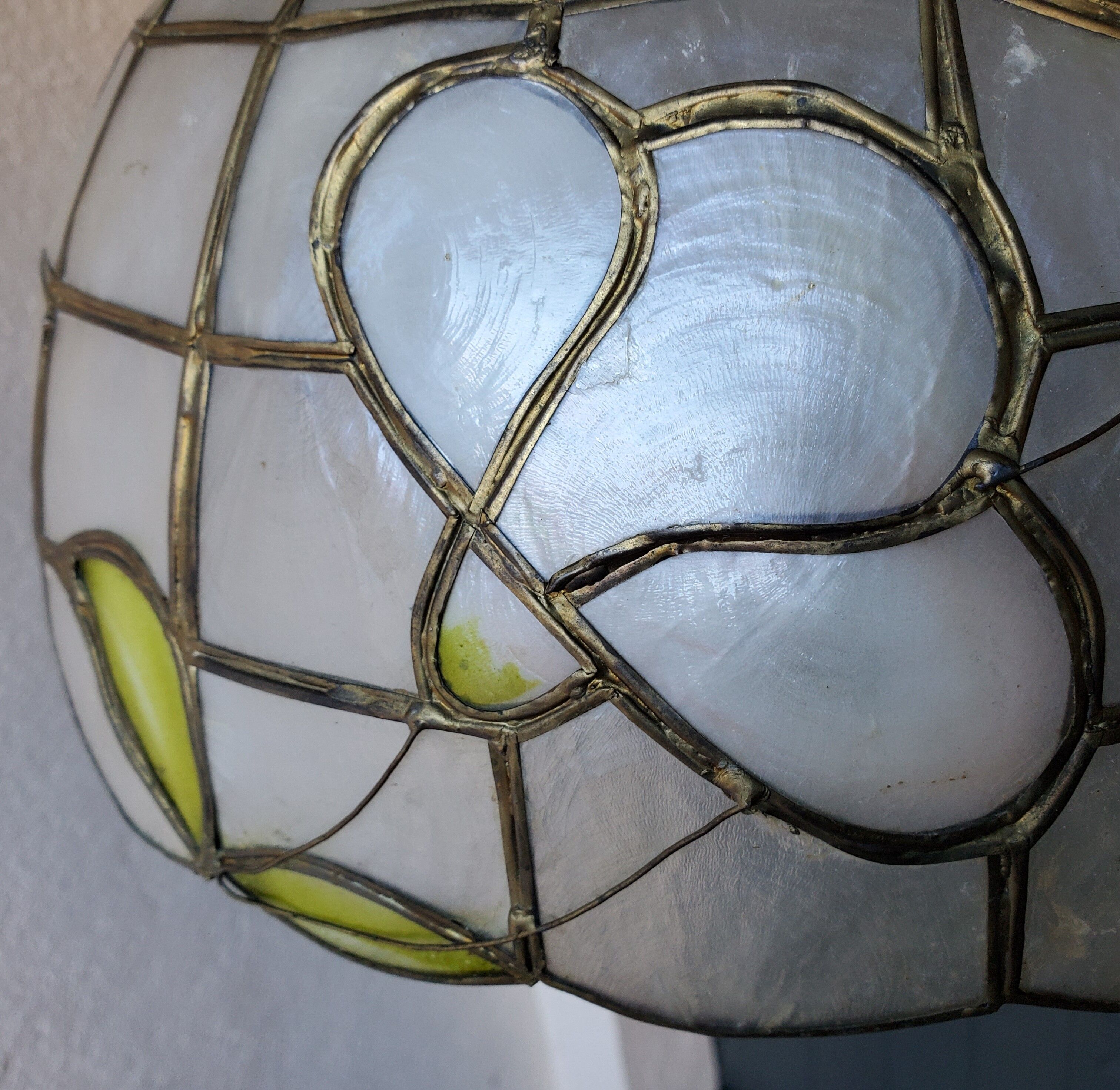 70's mother-of-pearl hanging