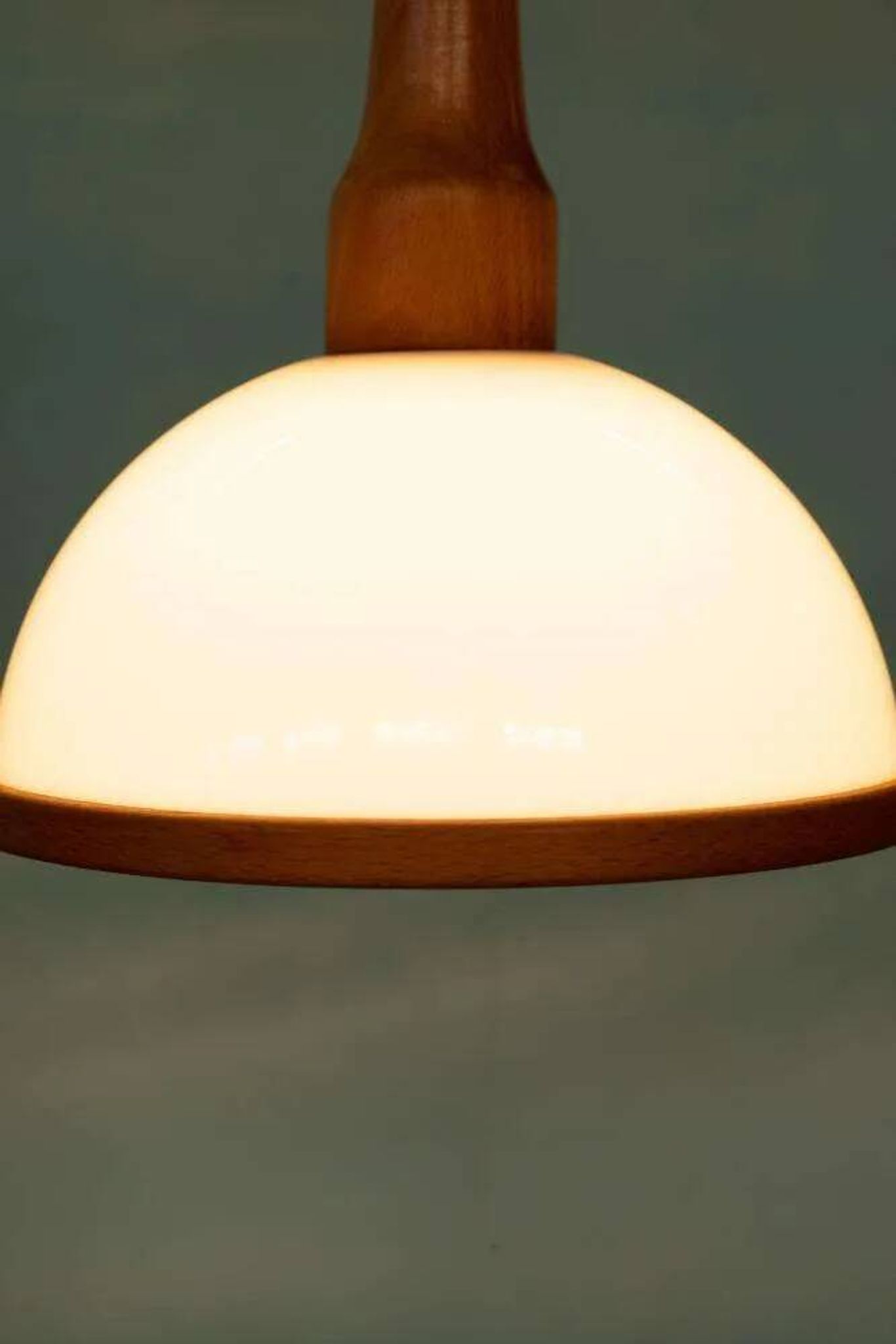 Bohemian 70s mushroom pendant lamp
