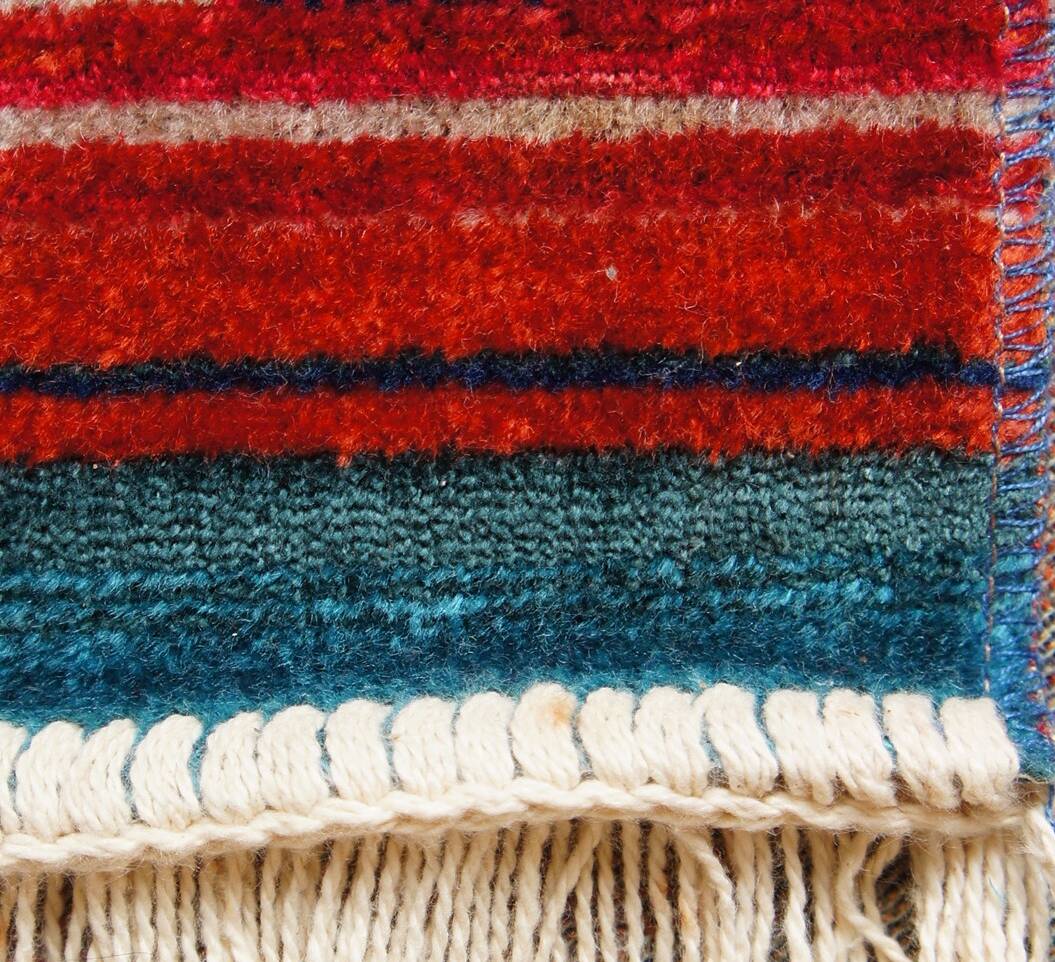 Small Kilim style short velvet rug