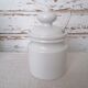 Thick white porcelain sugar