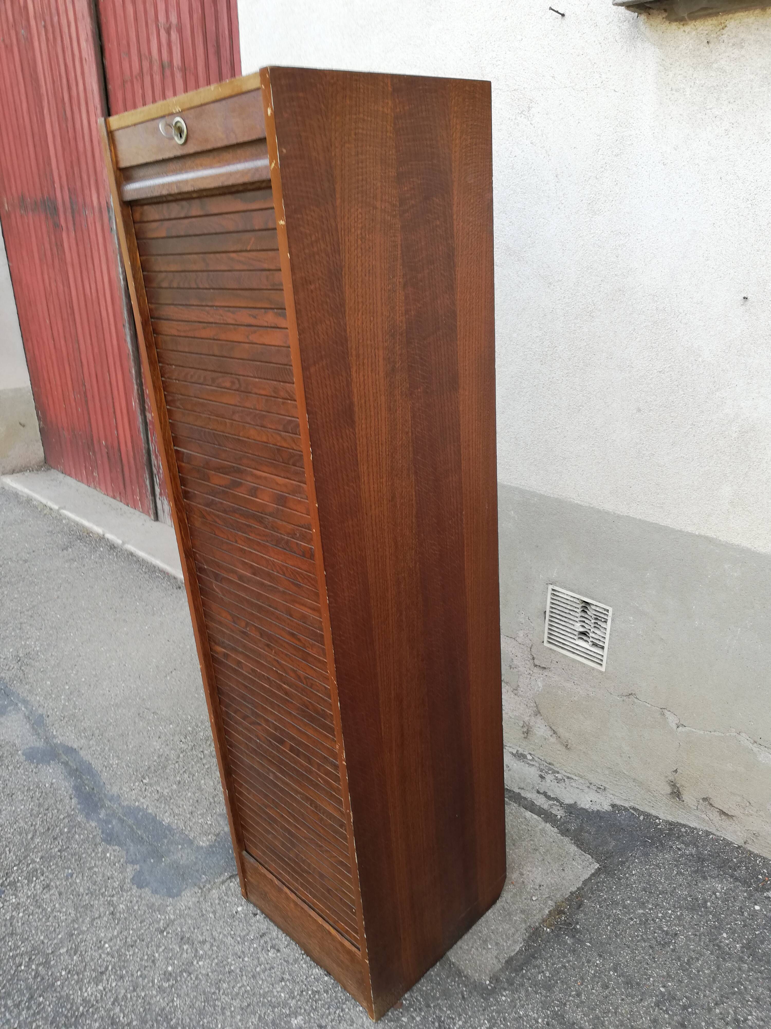 Meuble classeur vintage 1 rideau