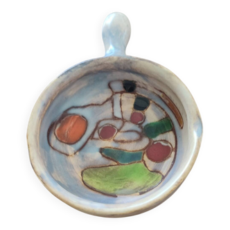 Ceramic signed by Marie-Christine Treinen Vallauris 20th Congress Nice