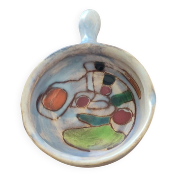 Ceramic signed by Marie-Christine Treinen Vallauris 20th Congress Nice