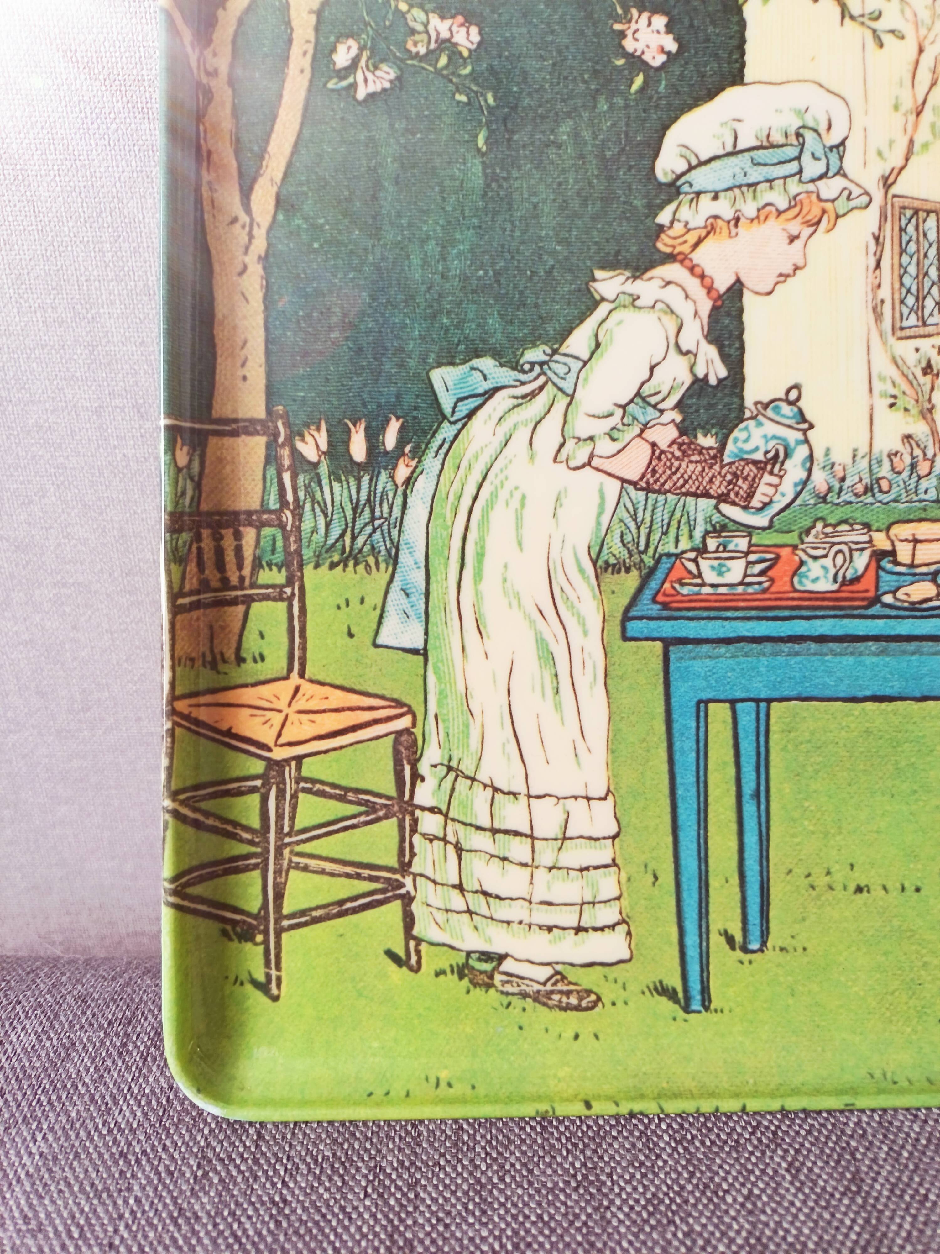 Vintage Italian melamine tray