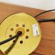 Mid Century Modern iron ring design pendant lamp by Glashütte Limburg