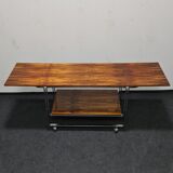 Vintage palisander  extending side table trolley