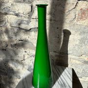 Vase "Opalino Italie" vert vif