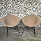 Pair of Diamond Chairs by Harry Bertoia for Knoll, 1970s