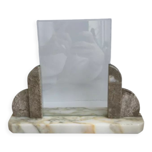 Cadre-photo en verre - marbre art