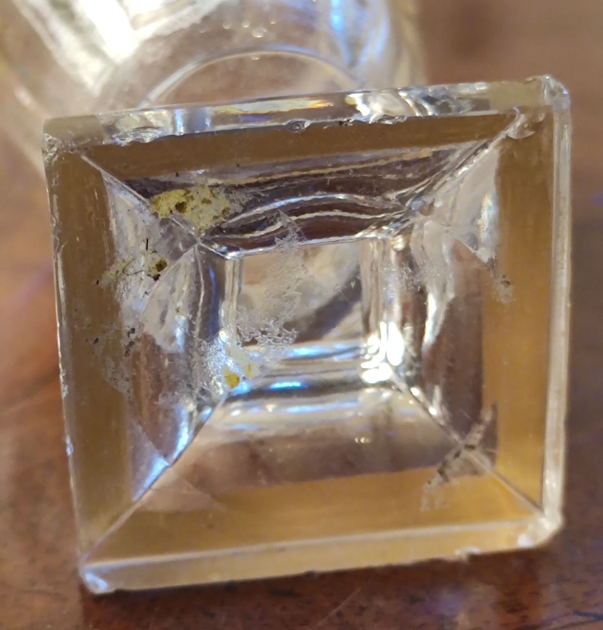 Carafon and small crystal glass from Baccarat/19th century