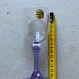 Vintage Lilac crystal cups