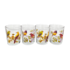 Verres à eau vintage oiseaux