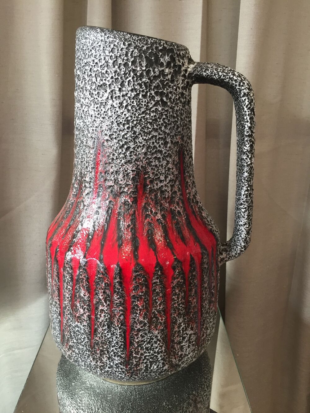 Vase west germany deco vintage scheurich