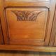 3-door Art Deco Parisian wardrobe and bevelled mirror