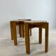 Mid-century stool trio, 1970