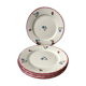 Set of 5 flat plates badonviller model "dany" years 30-40