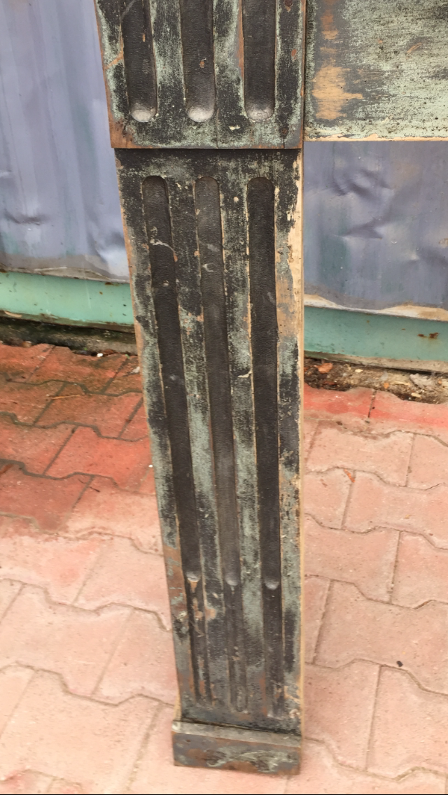 Old fireplace mantle