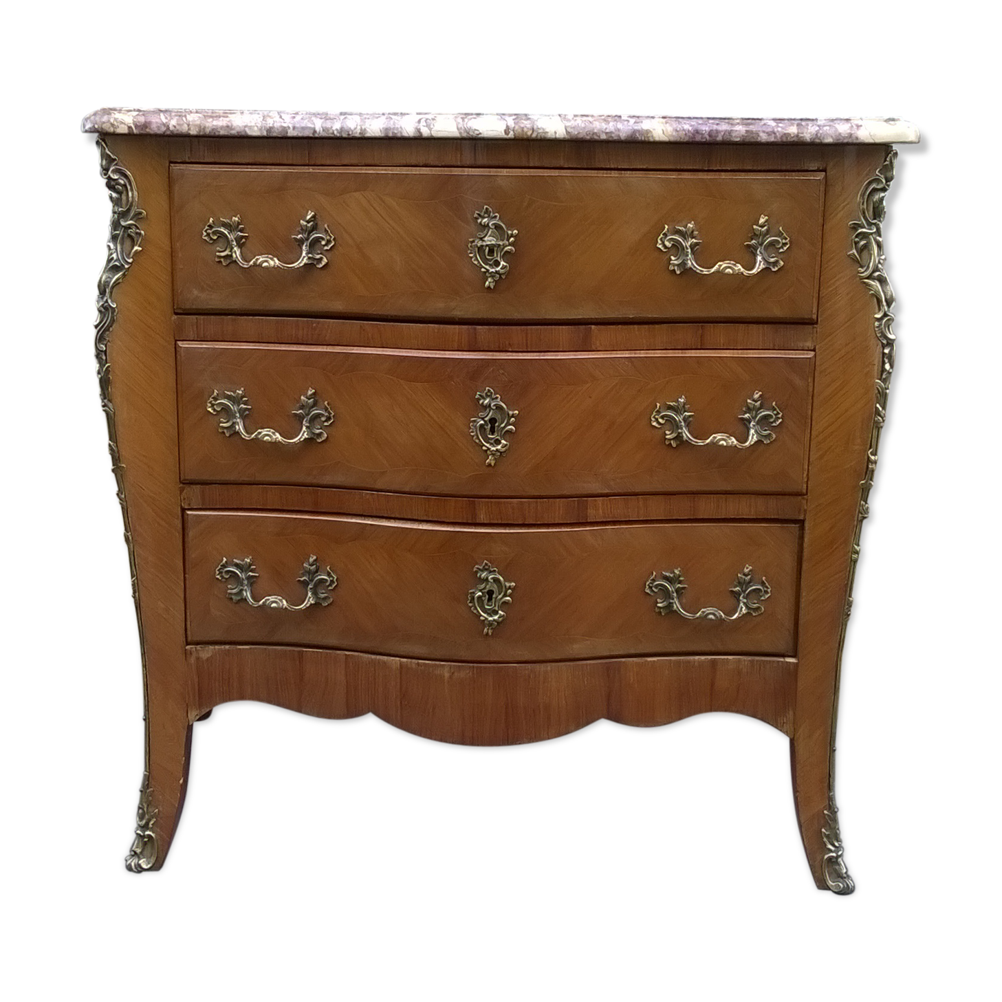 Louis XV rosewood dresser