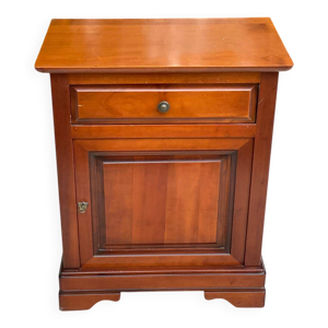 Table de chevet bout - merisier