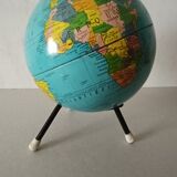 World map of the 50s/60s editions taride Globe sheet metal