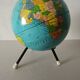 World map of the 50s/60s editions taride Globe sheet metal