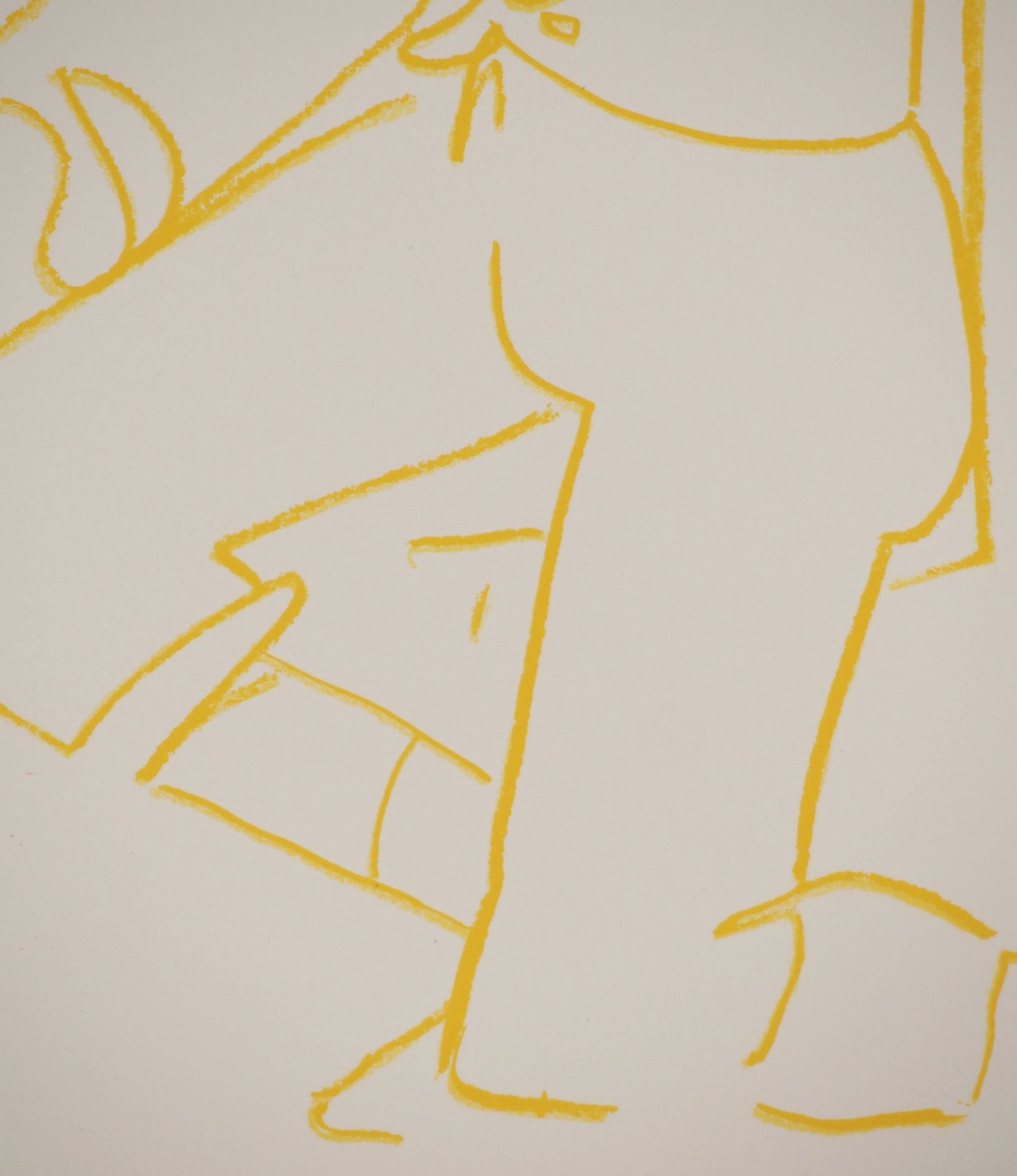 Jean Cocteau : Lettre de Barcelone, lithographie originale signée