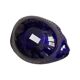 Dark blue Venetian glass ashtray with sulfurized multicolored decoration