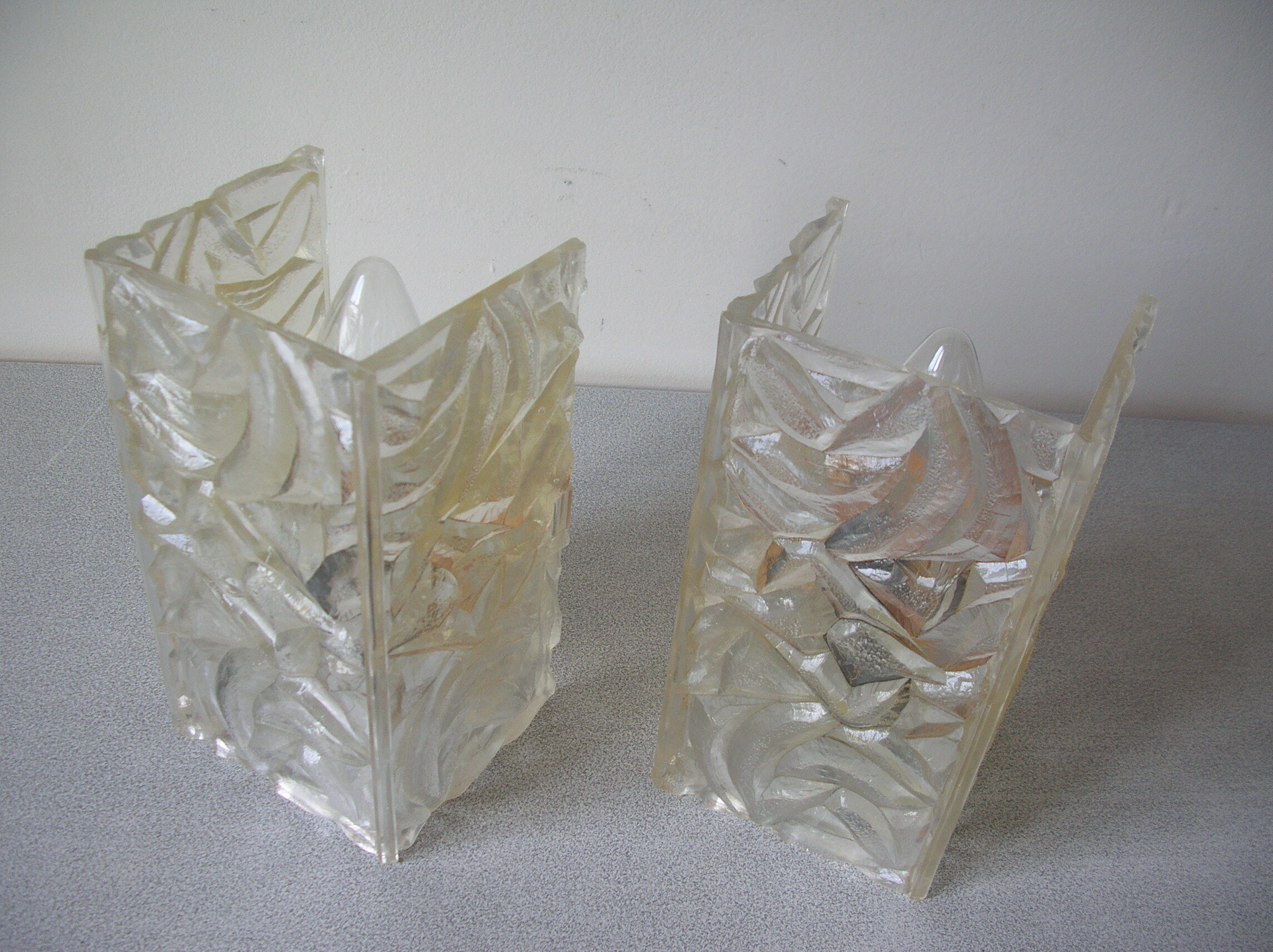 Old pair of wall lights 1970