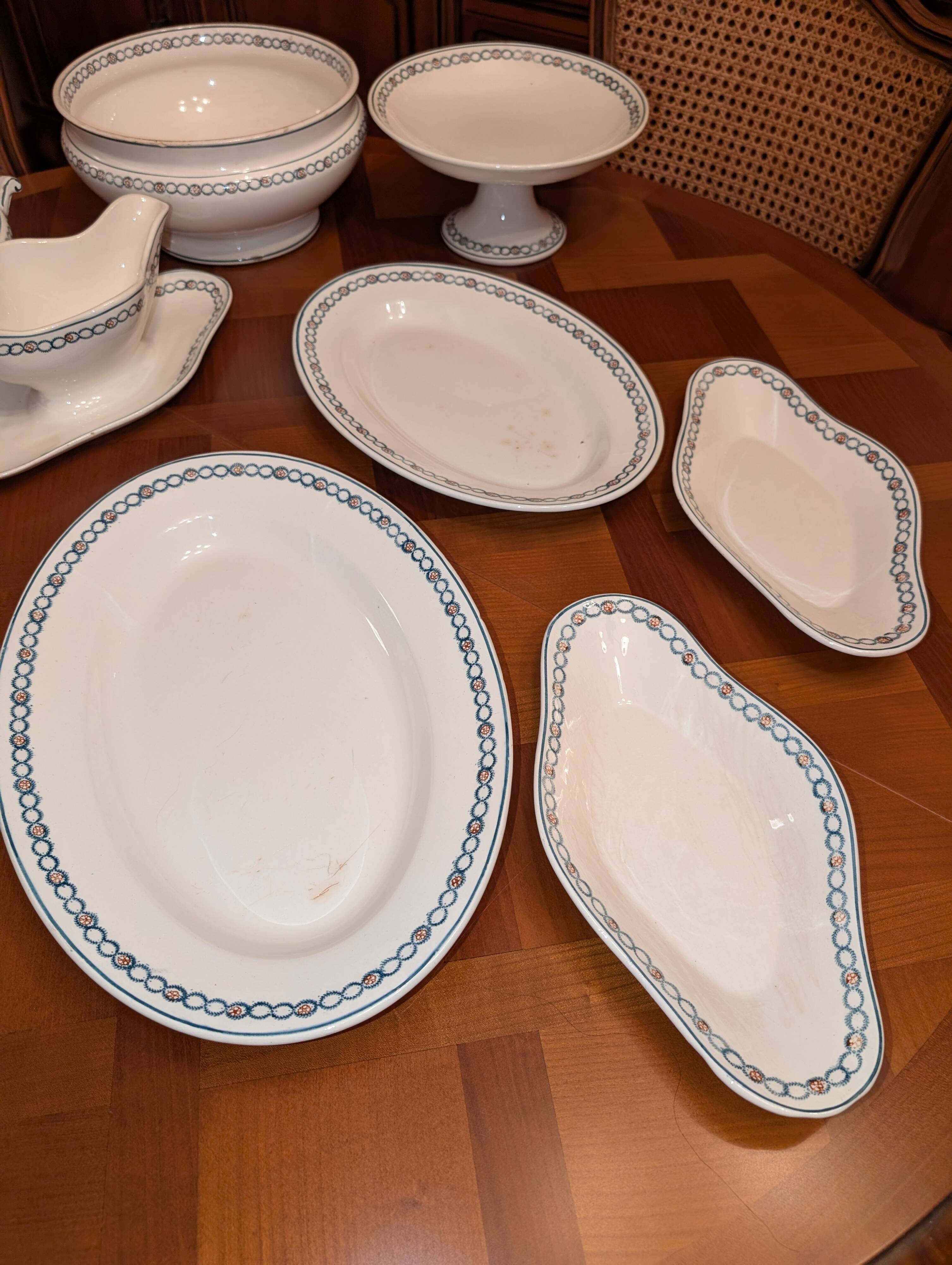Rare & Important Longwy Table Service – 65 Pieces