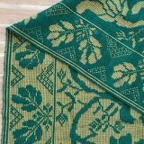 Romanian carpet green and yellow made by hand in wool