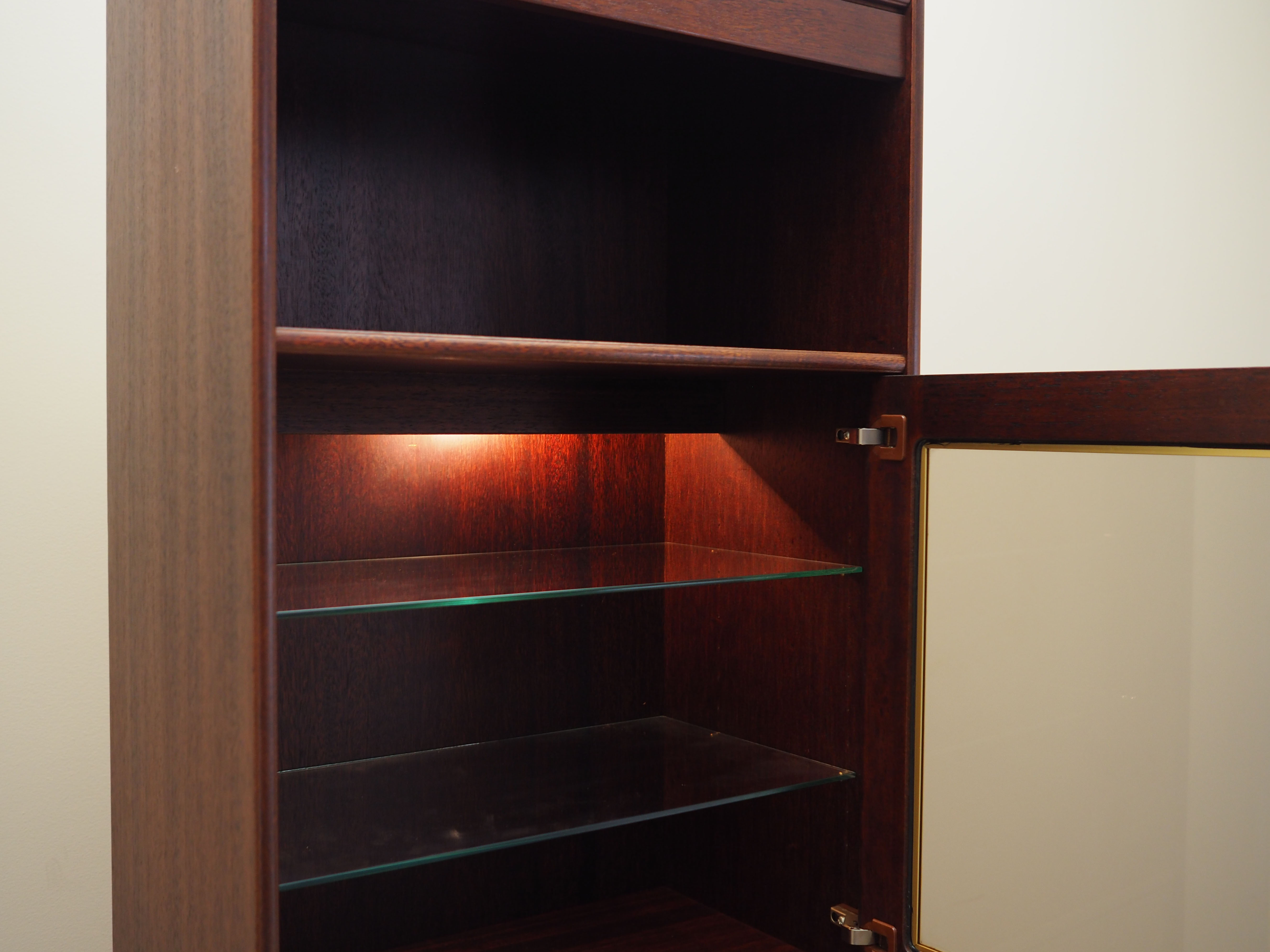 Mahogany cabinet, Danish design, 1970s, production : Denmark