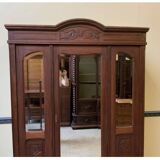 Antique Art Nouveau wardrobe